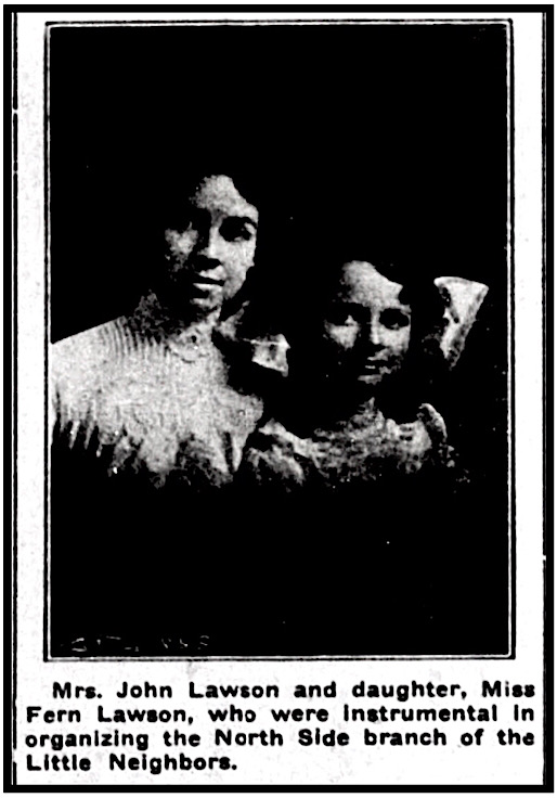 John Lawson, Wife Olive, Daughter Fern, ULB p1, Dec 21, 1911