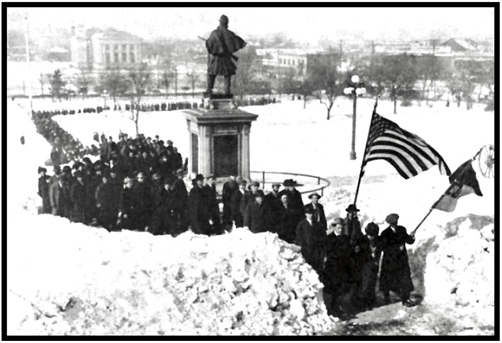 March of CO FoL Conv w Mother Jones, Dec 18, 1913