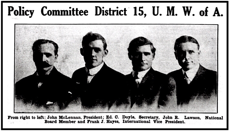 UMW District 15 CO Policy Com, ULB p1, Jan 3, 1914