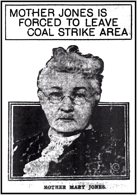 Mother Jones Deported, WDC Tx p1, Jan 5, 1914
