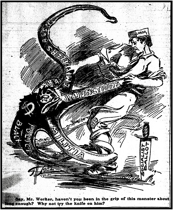 The Monsters Grip, AtR p5, Jan 9, 1904