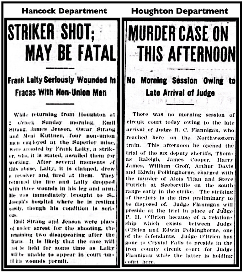 Laitila Shot May be Fatal, Calumet Ns MI p3, 2, Feb 2, 1914