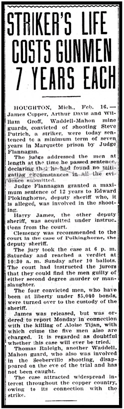 Seeberville Gunthugs Guilty, Mlk Ldr p1, Feb 16, 1914