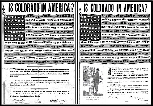 WFM Flag Poster CO America, BBH Moyer, Flag 1 n 2, Wiki n World Today p973, Aug 1904