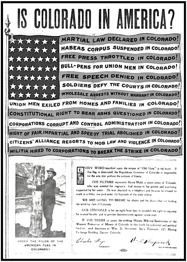 WFM Flag Poster CO America, BBH Moyer, Flag 2, World Today p973, Aug 1904