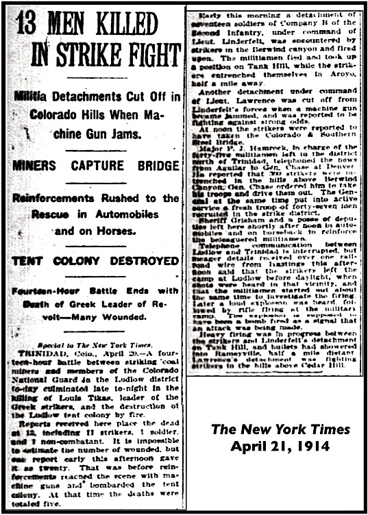 HdLn re Ludlow Massacre Apr 20, NYT p14, Apr 21, 1914