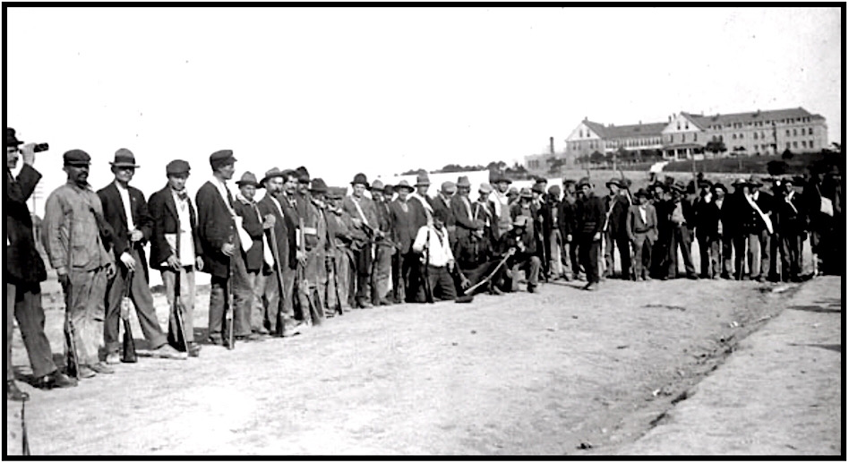 Armed Strikers at Camp Beshoar, CO Coal War, Apr 20-30, 1914