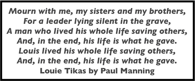 Quote re Louis Tikas by Paul Manning, 2002