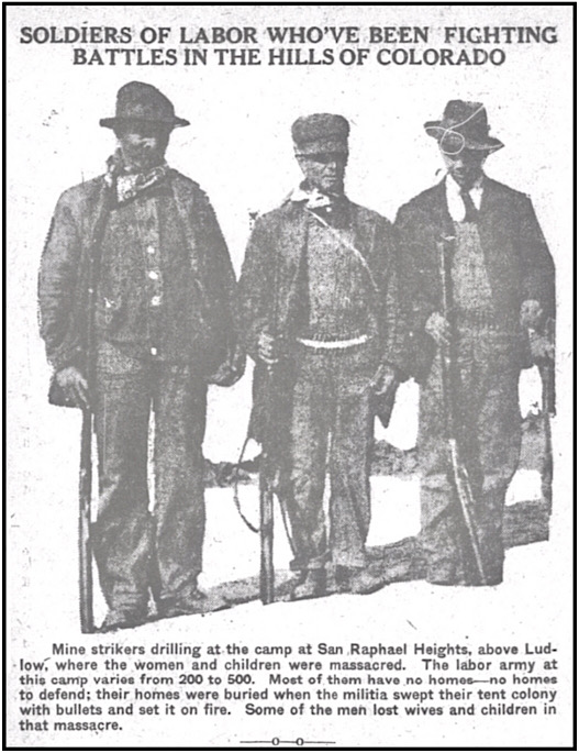 Striking Miners of CO Ready for Battle, Day Book p31,May 2, 1914