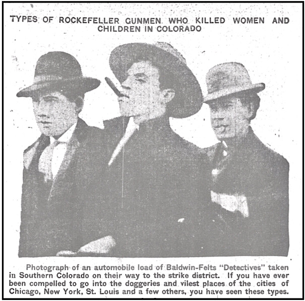 Rockefellers CO Gunthugs, Day Book p5, May 5, 1914