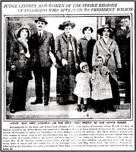 Jdg Lindsey and Ludlow Women Appeal to Pres Wilson, Medford OR Mail Tb 2nd Ed, p8, May 27, 1914