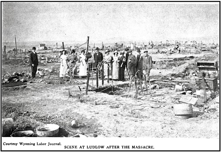 Ludlow af Massacre, ISR p711, June 1914
