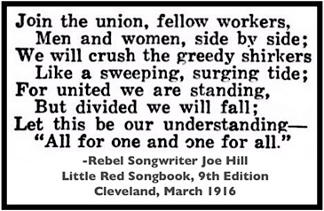 Workers of the World Awaken by Joe Hill, LRSB Memorial 9th Edition, Cleveland 1916