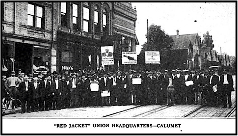 MI Copper Strike McGurty, Union HQ Red Jacket Calumet, ISR p151, Sep 1913