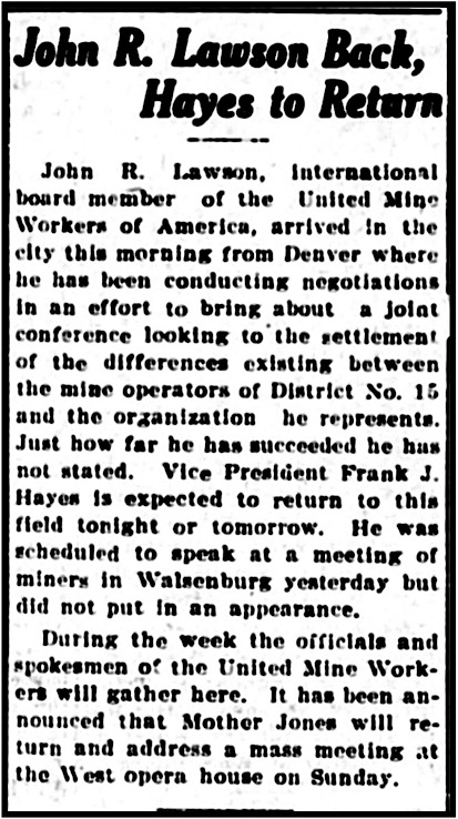 Colorado John Lawson to Trinidad, T. Chc Ns p4, Sept 8, 1913